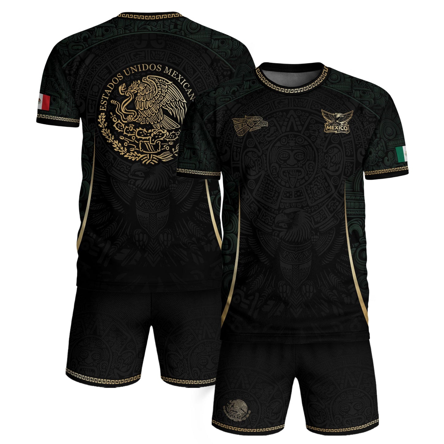 Mexico Heritage Soccer Jersey Green Gold, Cultural Identity and National Pride Wear