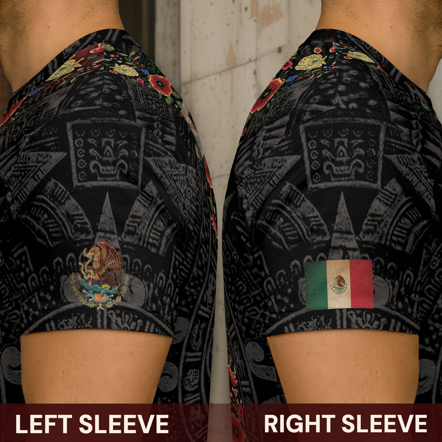 Mexico Heritage Pride Shirt 2-Pack Bundle – Guadalupe Aztec Floral Flag + Aztec Warrior Eagle Spirit