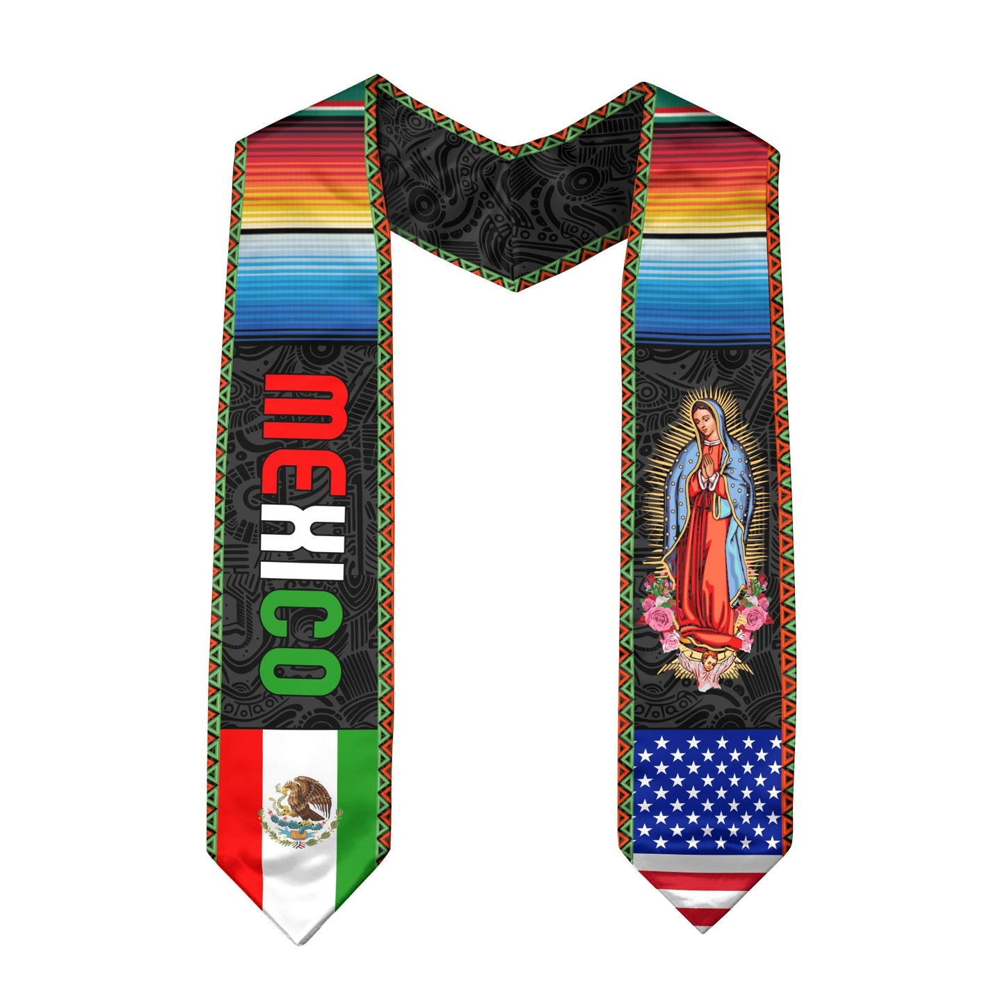 Stole Mexico 2026 Mexican, Senior Graduation Sash