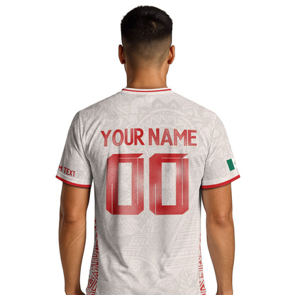 Custom Mexico Soccer Jersey Men Women Beige Mexican Football Jersey Playera De Mexico Jersey De Mexico