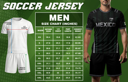 Mexico Green Black Aztec Eagle Heritage Estados Unidos Mexicanos Soccer Jersey Football