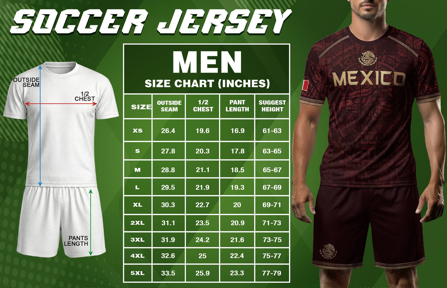 Mexico Football Shirt Maroon Heritage - Aztec Eagle Crest Fan Jersey National Pride