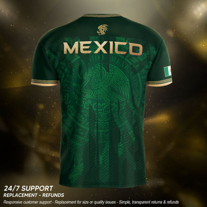 Mexico Soccer Jersey Men Green Virgen De Guadalupe Football Shirt Fan Edition