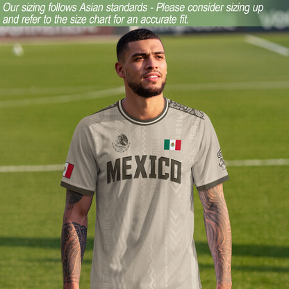 Mexico Aztec Eagle Devouring Serpent Soccer Jersey