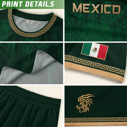Mexico Soccer Jersey Men Green Virgen De Guadalupe Football Shirt Fan Edition