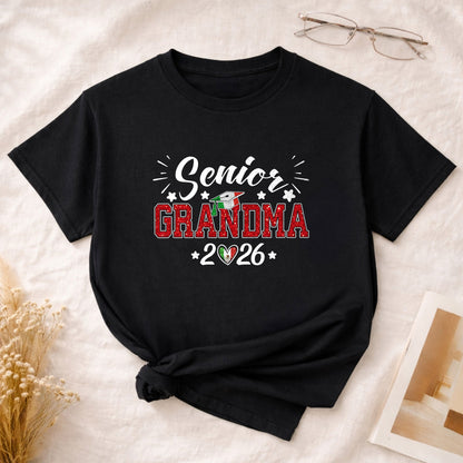 Senior Family 2026 Mexico Flag Heart Shirt - Proud Mexican Graduate T-Shirt..