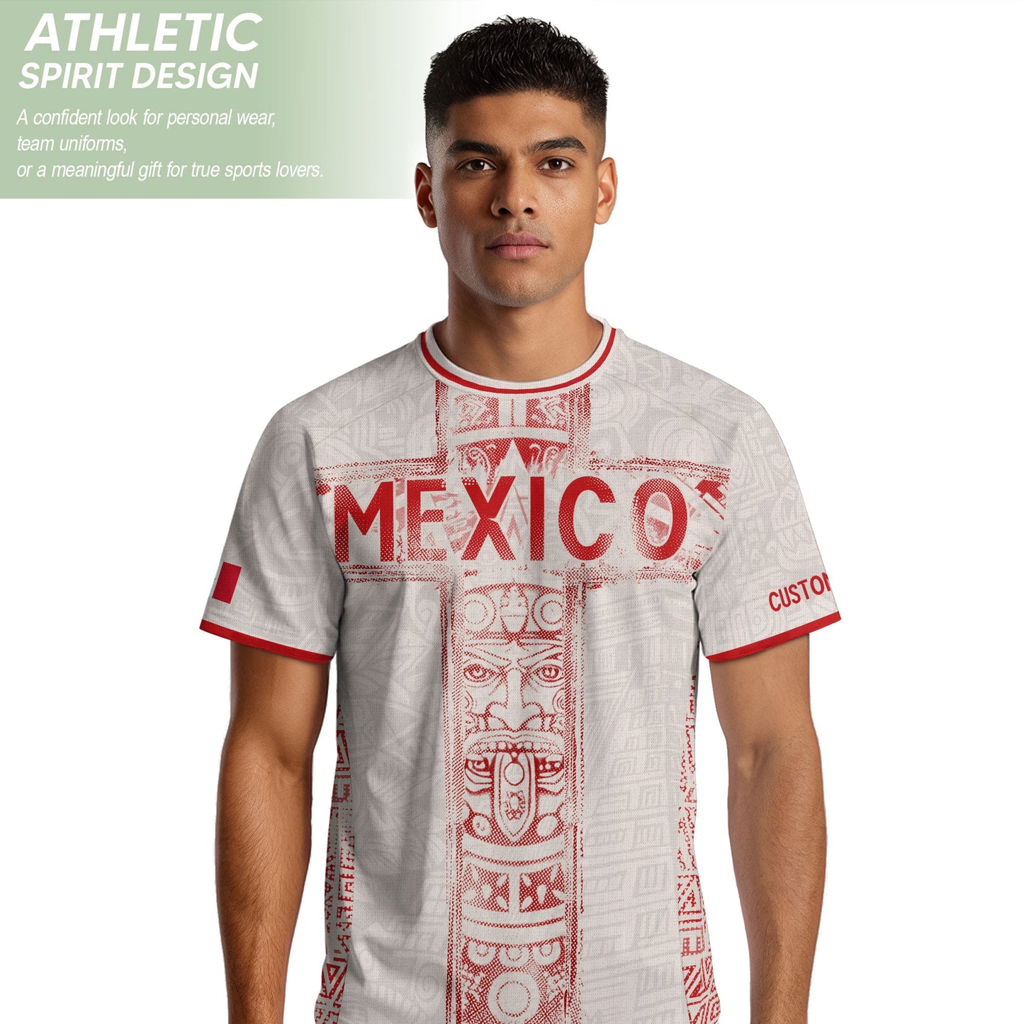 Custom Mexico Soccer Jersey Men Women Beige Mexican Football Jersey Playera De Mexico Jersey De Mexico
