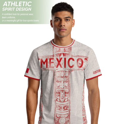 Custom Mexico Soccer Jersey Men Women Beige Mexican Football Jersey Playera De Mexico Jersey De Mexico
