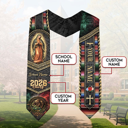 Personalized Mexican Graduation Stole 2026 Custom Graduation Sash Mexico Graduation Stoles