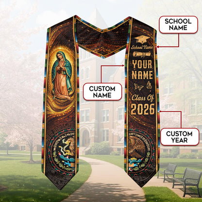 Graduation Stoles 2025 Mexican Style Custom Graduation Stole Personalized Sash