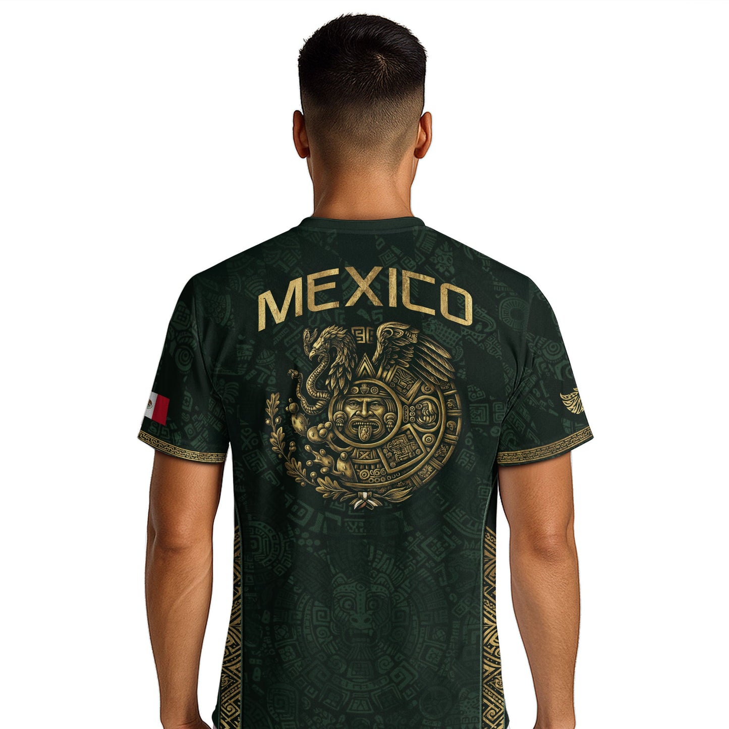 Mexico Heritage Soccer Jersey Green Gold, Cultural Legacy and National Pride Design