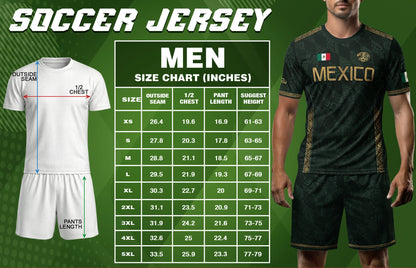 Mexico Heritage Soccer Jersey Green Gold, Cultural Legacy and National Pride Design