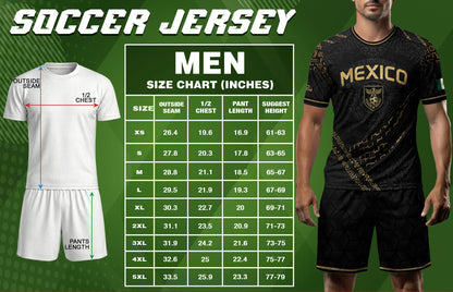 Mexico Cultural Pride Soccer Jersey Black Gold, Legacy Beyond the Game