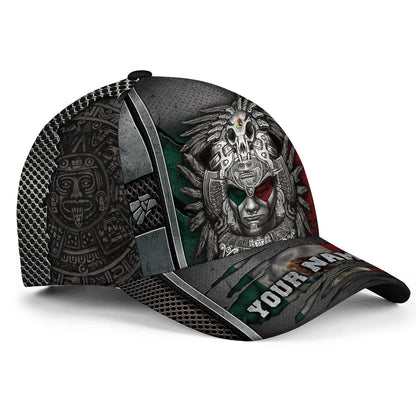 Mexico Aztec Heritage Hat 3-Pack Bundle – Eagle Symbol Calendar + Mexico Flag Eagle Calendar + Warrior Skull Eagle Pride Roots