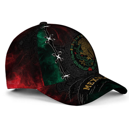 Mexico Aztec Heritage Hat 3-Pack Bundle – Eagle Symbol Calendar + Mexico Flag Eagle Calendar + Warrior Skull Eagle Pride Roots