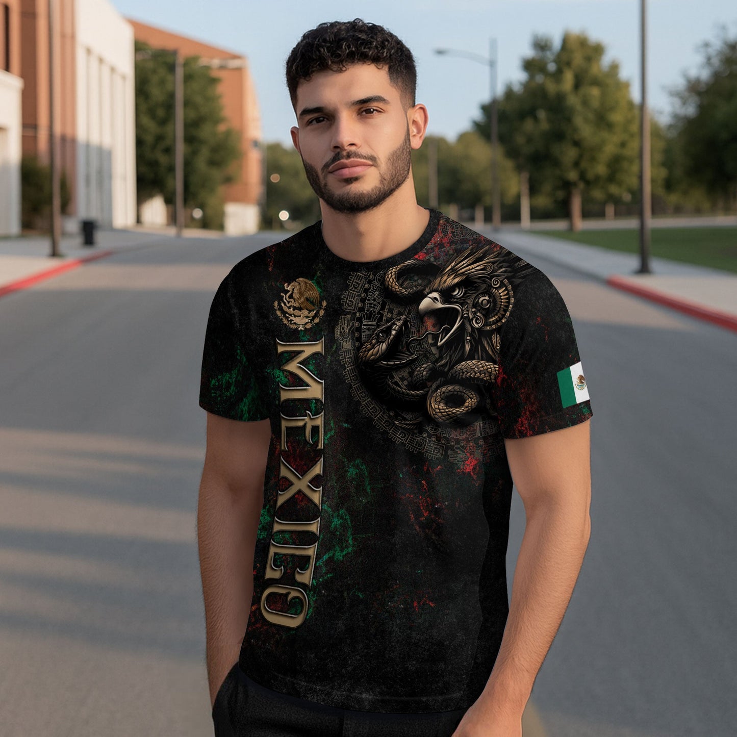Mexico Eagle Serpent Aztec Heritage Pride Warrior Legacy Culture Shirt