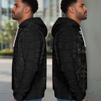 Mexican Aztec Stone Eagle Ancient Art Heritage Mens Sudadera De Mexico Hoodie
