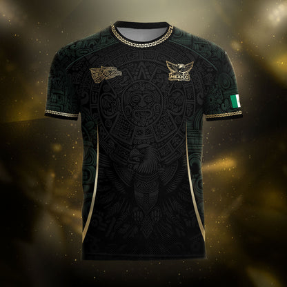Mexico Heritage Soccer Jersey Green Gold, Cultural Identity and National Pride Wear
