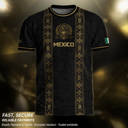 Mexico Soccer Legacy Jersey Black Gold, Inspired by Culture and National Identity