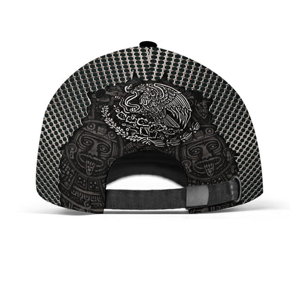 Mexico Aztec Heritage Hat 3-Pack Bundle – Eagle Symbol Calendar + Mexico Flag Eagle Calendar + Warrior Skull Eagle Pride Roots