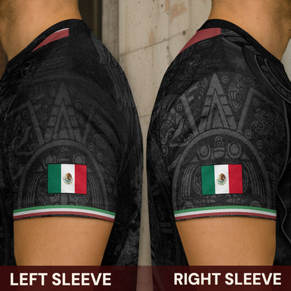 Mexico Flag Praying Hands Guadalupe Aztec Legacy Pride Street Shirt