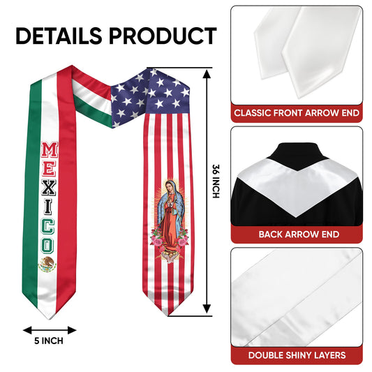 Mexico Stole 2026, Mexican Sash for Graduation Ceremony