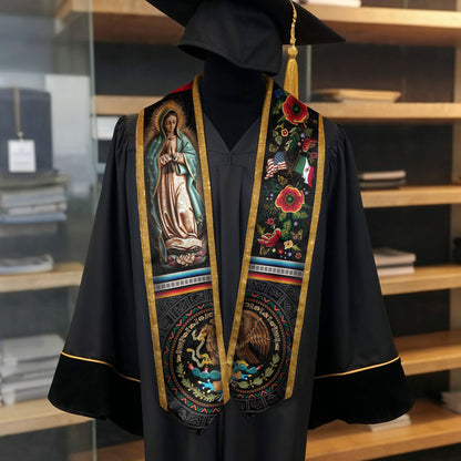 Graduation Stole Mexico 2026, Mexican Sash for Graduate Outfit