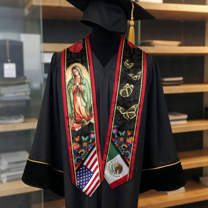 Mexican Graduate Stole Mexico 2026, Graduation Sash for Ceremony