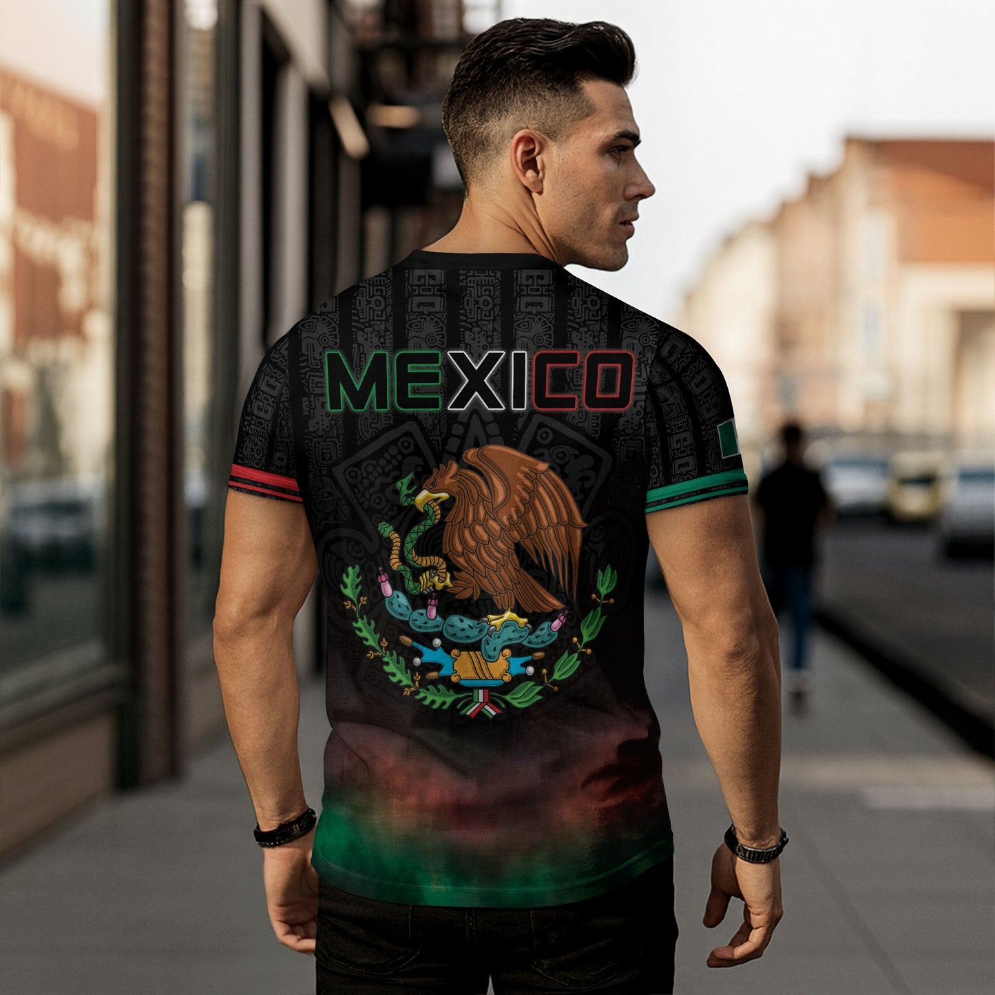 Mexico Heritage Pride Shirt 2-Pack Bundle – Guadalupe Aztec Floral Flag + Aztec Warrior Eagle Spirit