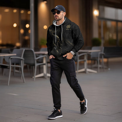 Sudadera De Mexico Aztec Golden Eagle Cultural Heritage Graphic Para Hombre Hoodie