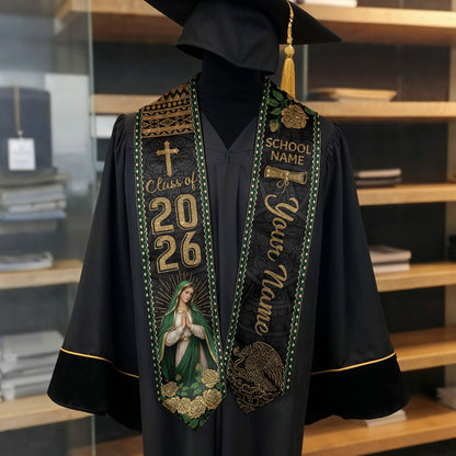 Custom Mexico Graduation Stole 2026 Personalized Mexican Graduation Sash Stoles for Graduation 2026