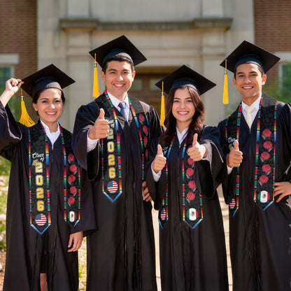 Mexico Mexican Graduation Stole 2026, Sash for Senior Graduate
