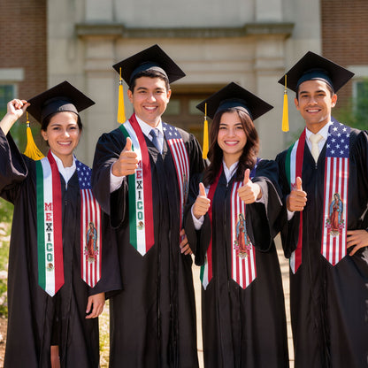 Mexico Stole 2026, Mexican Sash for Graduation Ceremony