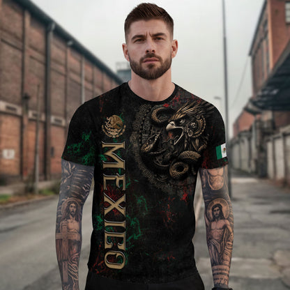Mexico Eagle Serpent Aztec Heritage Pride Warrior Legacy Culture Shirt