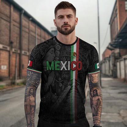 Mexico Flag Praying Hands Guadalupe Aztec Legacy Pride Street Shirt