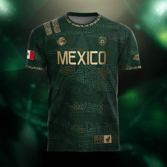 TEST BUNDLE - Mexico Green Gold Aztec Heritage Soccer Jersey (Copy)