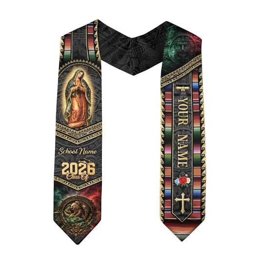 Personalized Mexican Graduation Stole 2026 Custom Graduation Sash Mexico Graduation Stoles