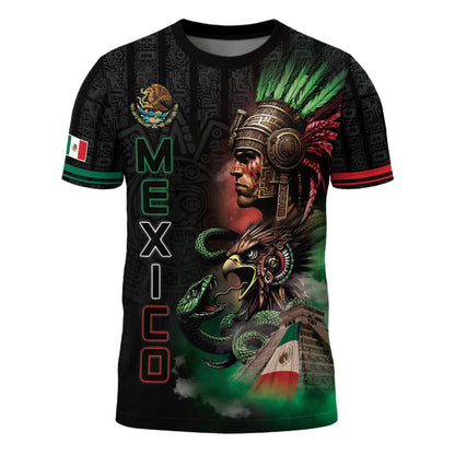 Mexico Aztec Warrior Eagle Heritage Spirit Pride Legacy Culture Shirt